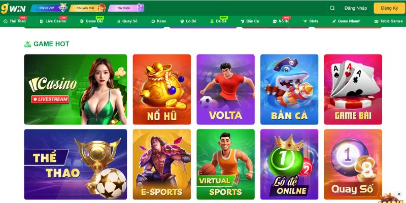 Tìm hiểu thông tin tổng quan về nhà cái 9WIN