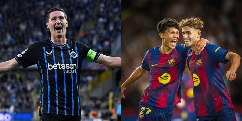 Sự chênh lệch lớn giữa Club Brugge vs Barcelona